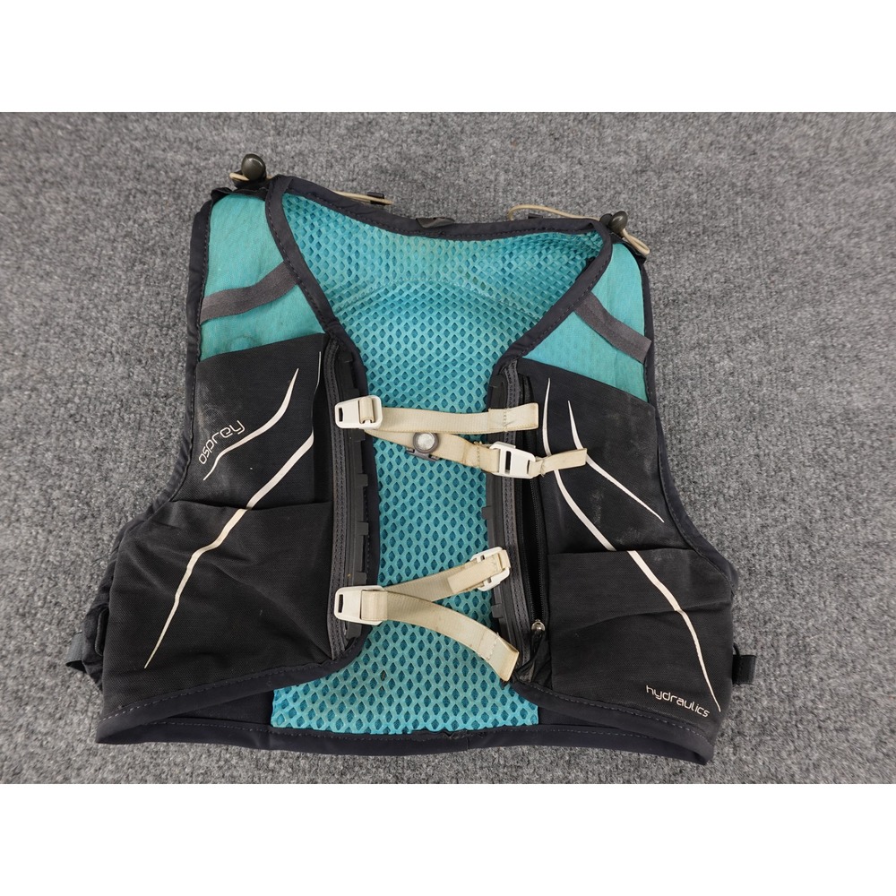 Osprey Dyna 1.5 Hydration Vest Womens XS/S Black Teal Running Pack Backpack